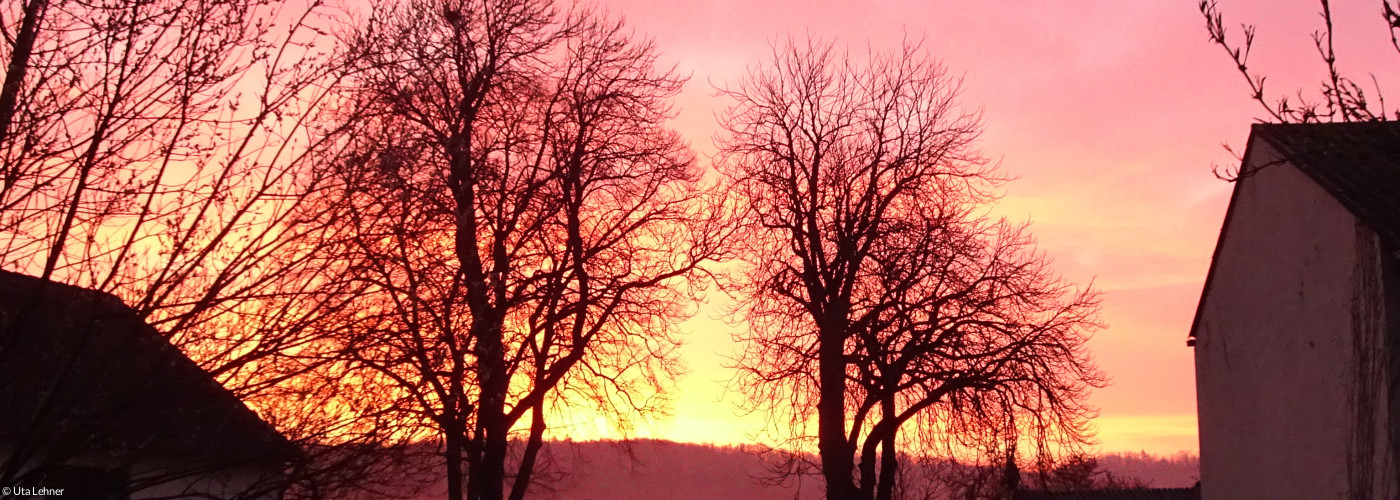 Morgenrot in Oberampfrach