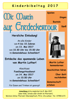 Kinderbibeltag 2017