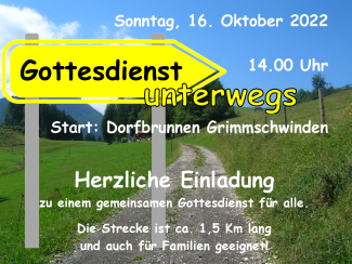 Gottesdienst unterwegs