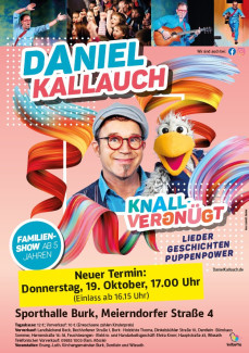 Konzert mit Daniel Kallauch am 19. Oktober 2023