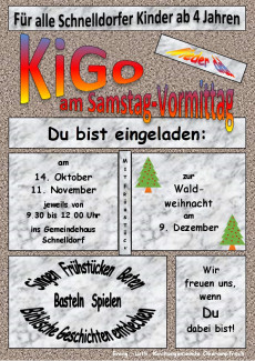 KiGo am Samstagvormittag