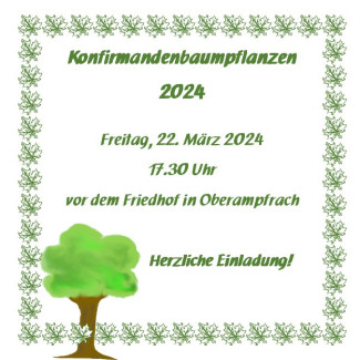 Konfirmandenbaumpflanzen am 22.03.2024