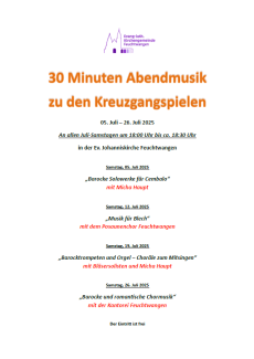 30 Minuten Abendmusik