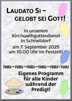 Kirchweihgottesdienst in Schnelldorf