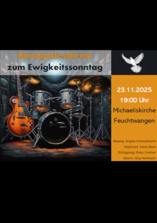 Bandgottesdienst zum Ewigkeitssonntag 32.11.25