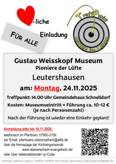 Treffpunkt - mitten im Leben: Besuch im Gustav Weiskopf Museum