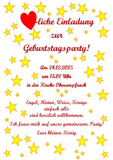 Familienweihnacht am 24.12.2025