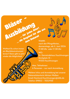 Einladung zur Bläserausbildung