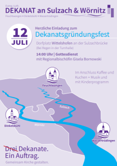 Einladung zum Dekanatsgründungsgottesdienst am 12. Juli 2026