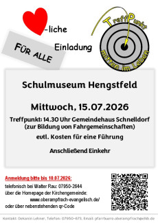 Besuch im Schulmuseum Hengstfeld am 15.7.2026