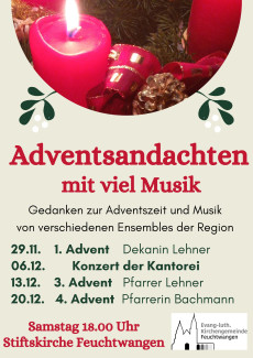 Adventsandachten Feuchtwangen