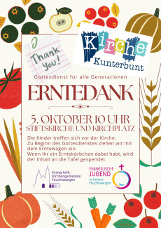 Kirche Kunterbunt zu Erntedank