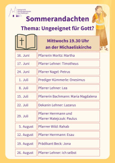 Sommerandachten in Feuchtwangen