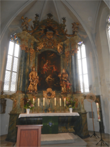 Altar der evangelischen Spitalkirche, Iphofen